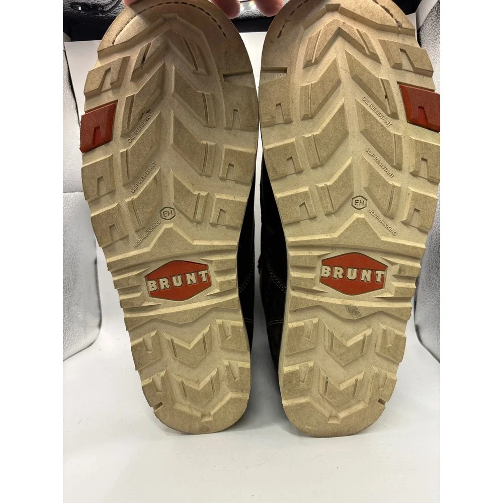 Brunt Marin Welted USA Comp Toe Waterproof Work Boots Mens 11 M Brown BRF50004